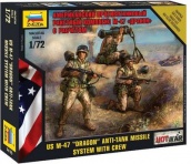 Американский противотанковый ракетный комплекс М-47 "Дракон" с расчетом, артикул №7415