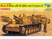 Германская самоходная артиллерийская установка Bison II 15 cm s.I.G.33B Sfl на шасси лёгкого танка Panzerkampfwagen II  периода Второй мировой войны, артикул №DR-6440
