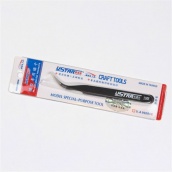 Профессиональный пинцет с отогнутым носом для декалей и маленьких частей, артикул №US-UA-90200E