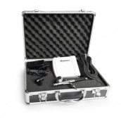 Набор для аэрографии Air Box от фирмы Legend Air в комплекте: чемодан, компрессор LA-01, аэрограф LA-30 и шланг 1,8 м, артикул №LA-BOX